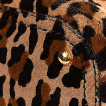 Prada Cavallino Leopard Print Bauletto Sabbia Moro 10 of 13