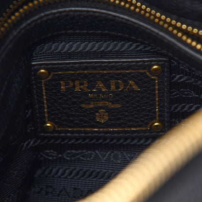 Prada Vitello Phenix Bauletto Black 6 of 10