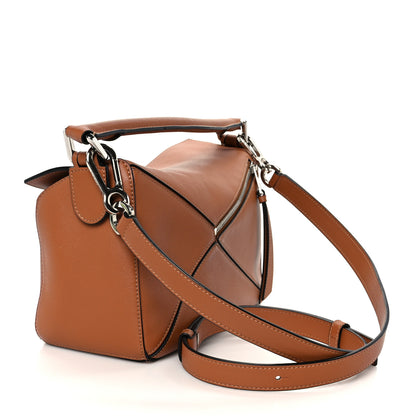 Loewe Calfskin Small Puzzle Bag Tan 3 of 11