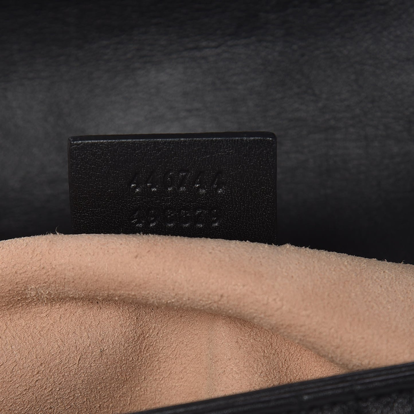Calfskin Matelasse Studded Mini Pearly GG Marmont Shoulder Bag Black
