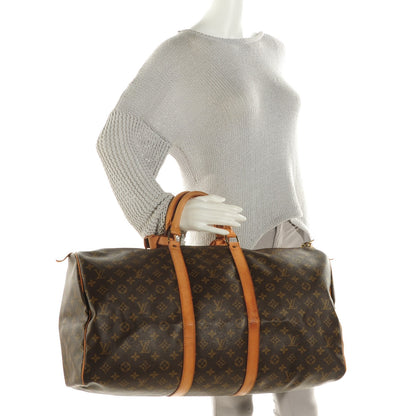 Louis Vuitton Monogram Keepall 55 2 of 7