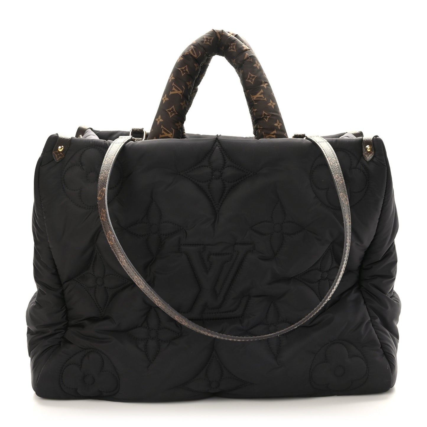 Econyl Monogram Pillow Giant Onthego GM Black