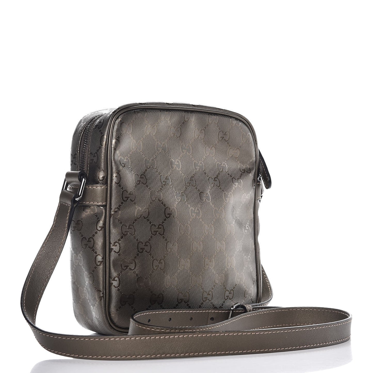 Imprime Monogram Small Messenger Bag Pewter