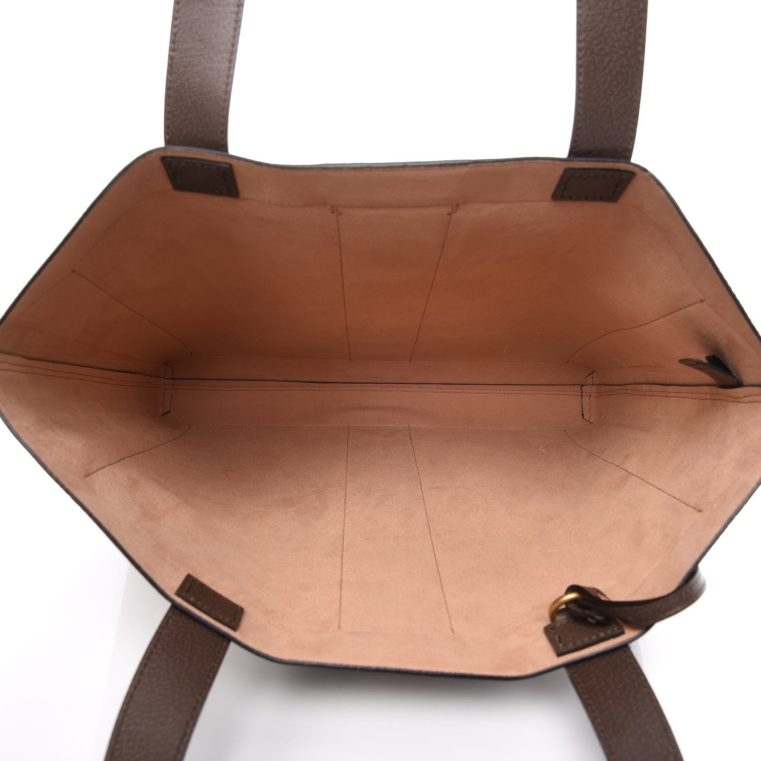 Gucci GG Supreme Monogram Web Large Ophidia Vertical Shopping Tote Brown 6 of 8
