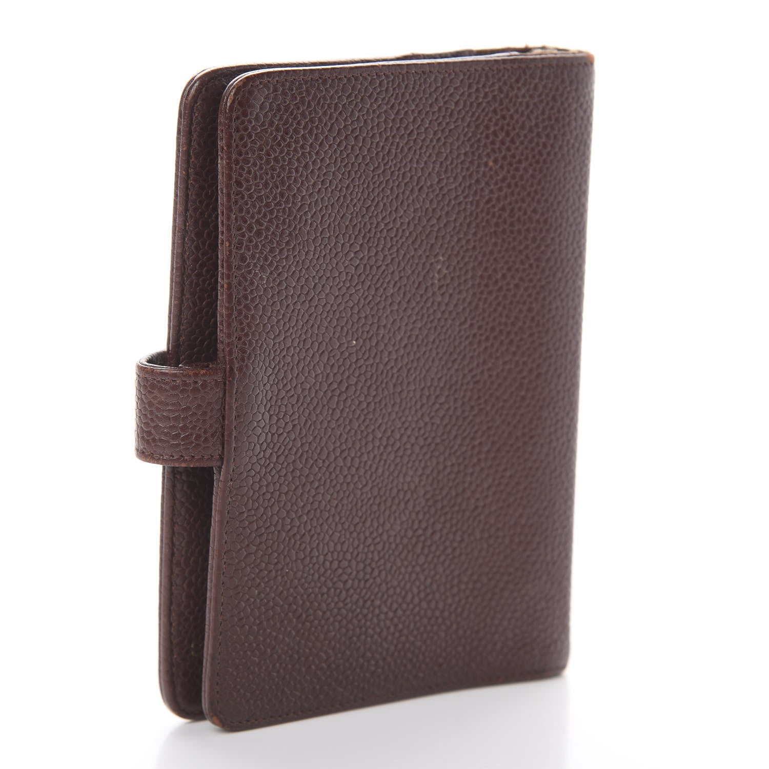 Chanel Caviar CC Small Ring Agenda Planner Brown 2 of 6