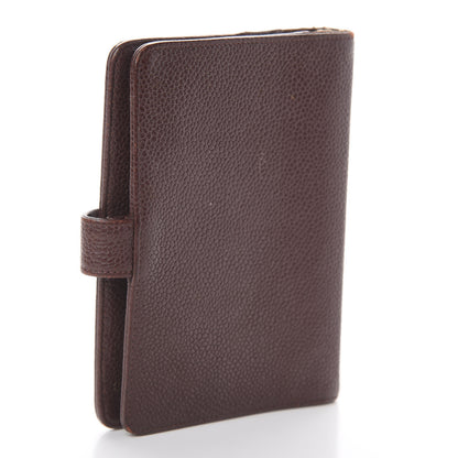 Chanel Caviar CC Small Ring Agenda Planner Brown 2 of 6