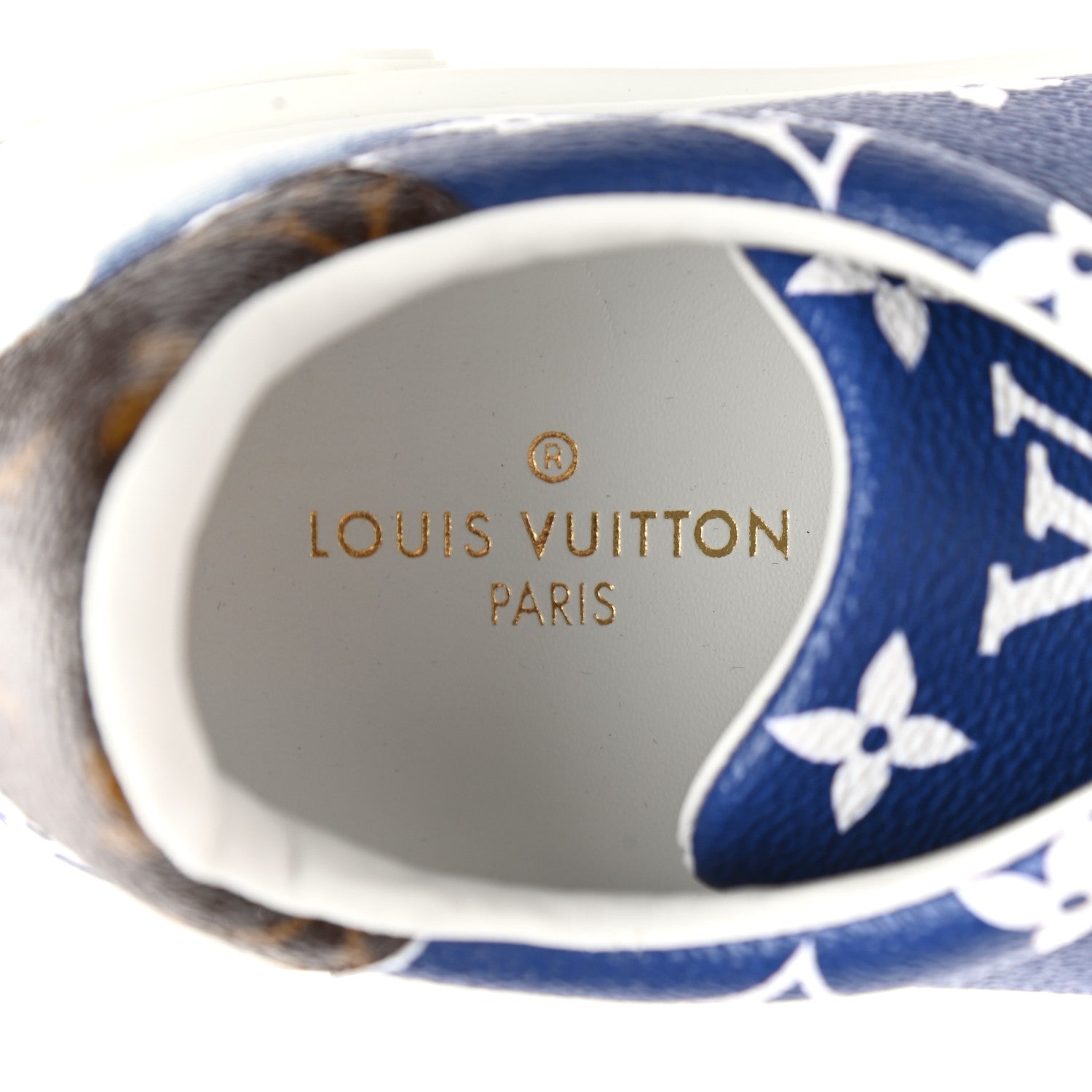 Louis Vuitton Monogram Escale Time Out Sneakers 37 Blue 8 of 9