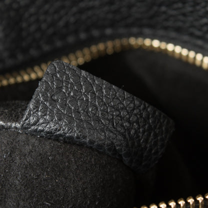 Celine Soft Grained Calfskin Small Belt Cabas Phantom Black 7 of 7