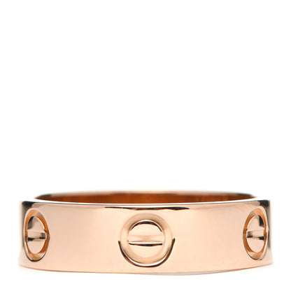 Cartier 18K Pink Gold 5.5mm LOVE Ring 56 7.5 6 of 10