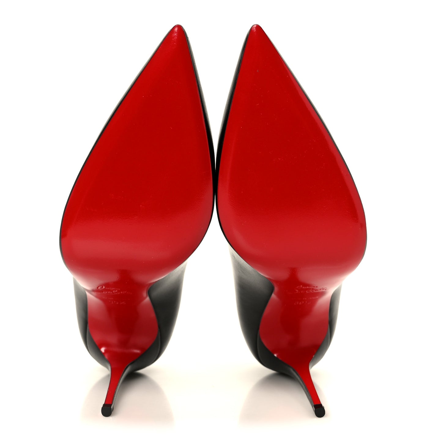 Shiny Nappa Kate 100 Pumps 39.5 Black