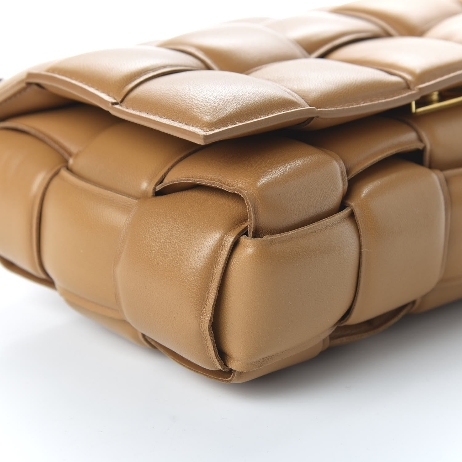 Bottega Veneta Nappa Maxi Intreccio Padded Cassette Crossbody Bag Caramel 6 of 9
