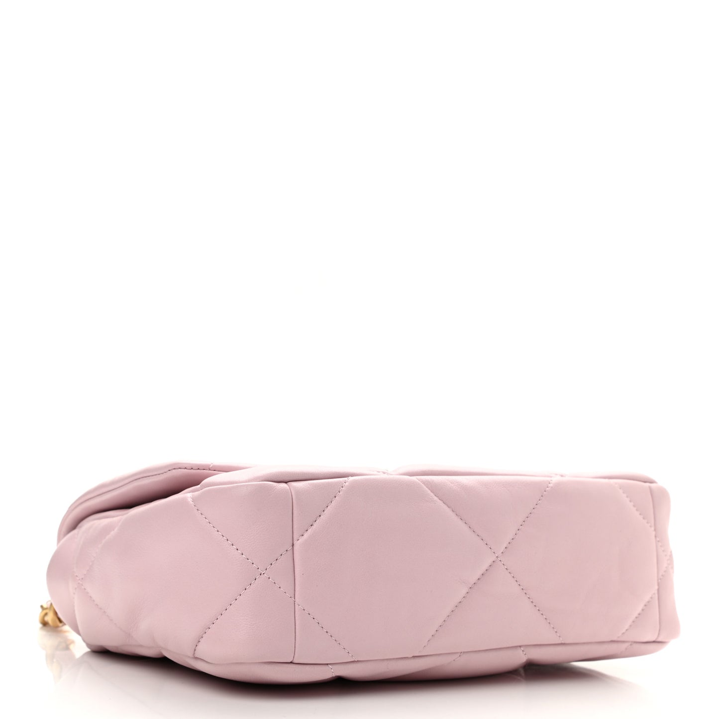 Lambskin Quilted Medium Chanel 19 Flap Light Pink