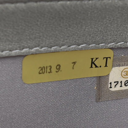 Chanel Lambskin Camellia Embossed Flap Wallet Black 8 of 15