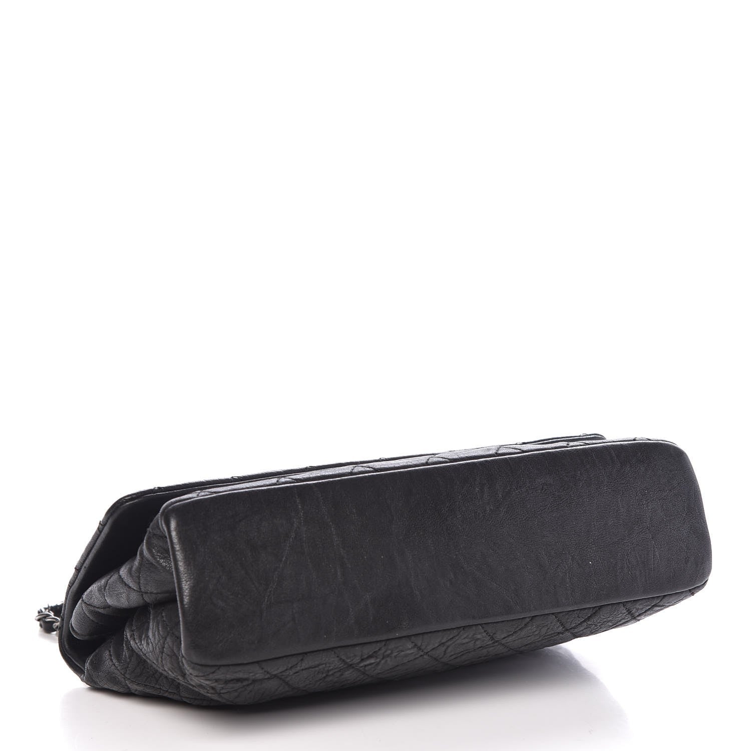 Chanel Sheepskin Quilted Jumbo Easy Flap Black 4 of 8