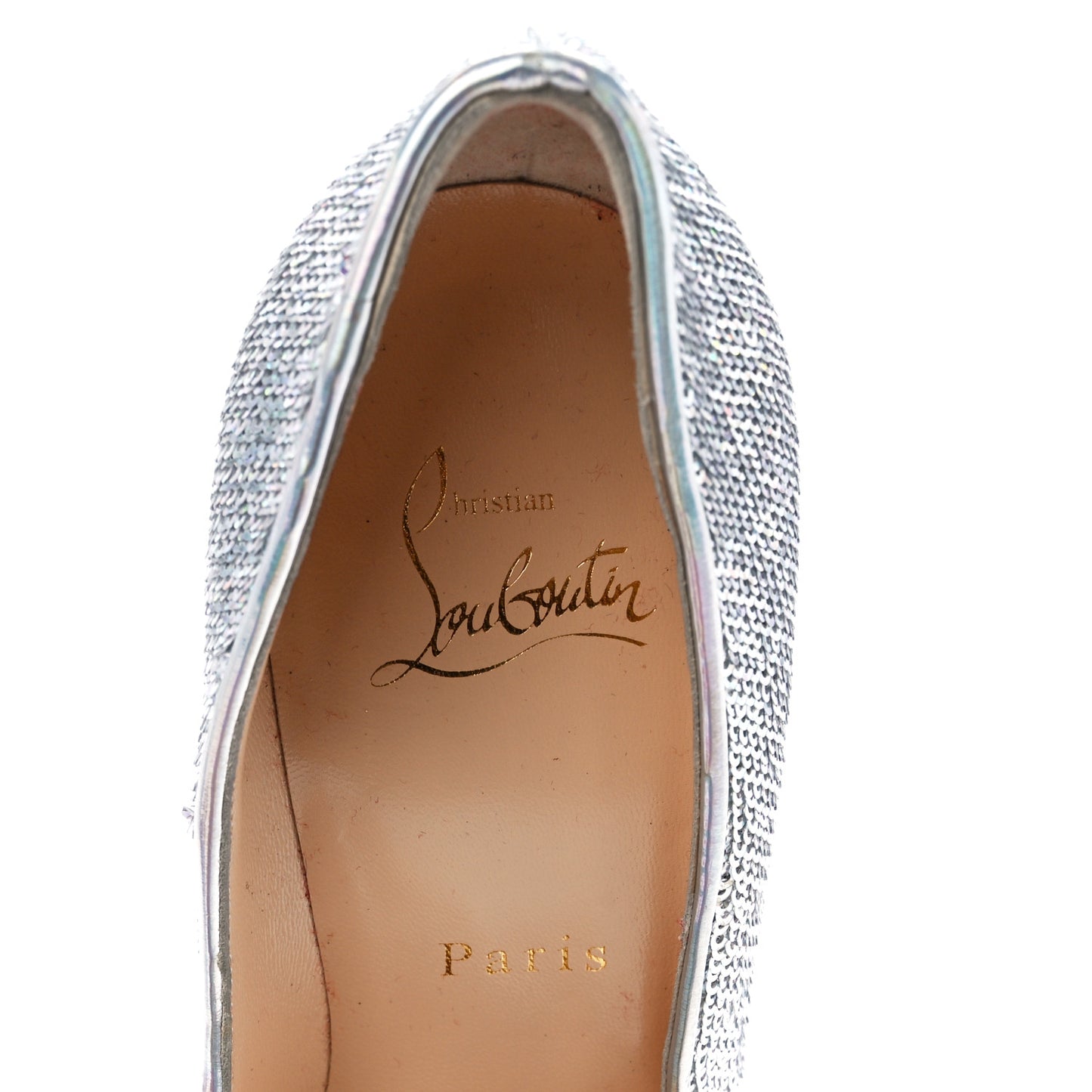 Sequin Pigalle Follies 100 Pumps 37 Silver