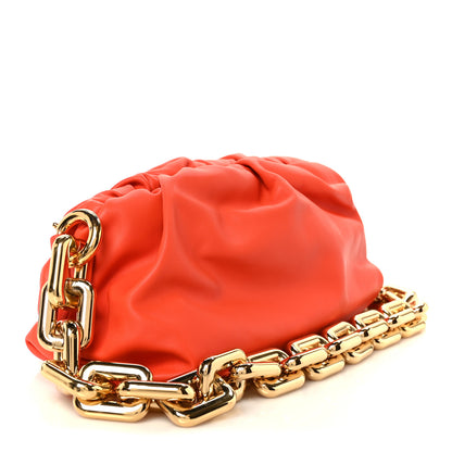 Bottega Veneta Calfskin The Pouch Chain Maple 3 of 11