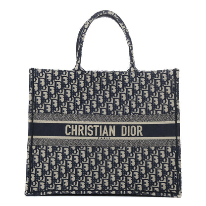 Christian Dior Oblique Book Tote Blue Multicolor 1 of 10