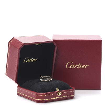 Cartier 18K Pink Yellow White Gold Small Trinity Ring 53 6.25 7 of 7