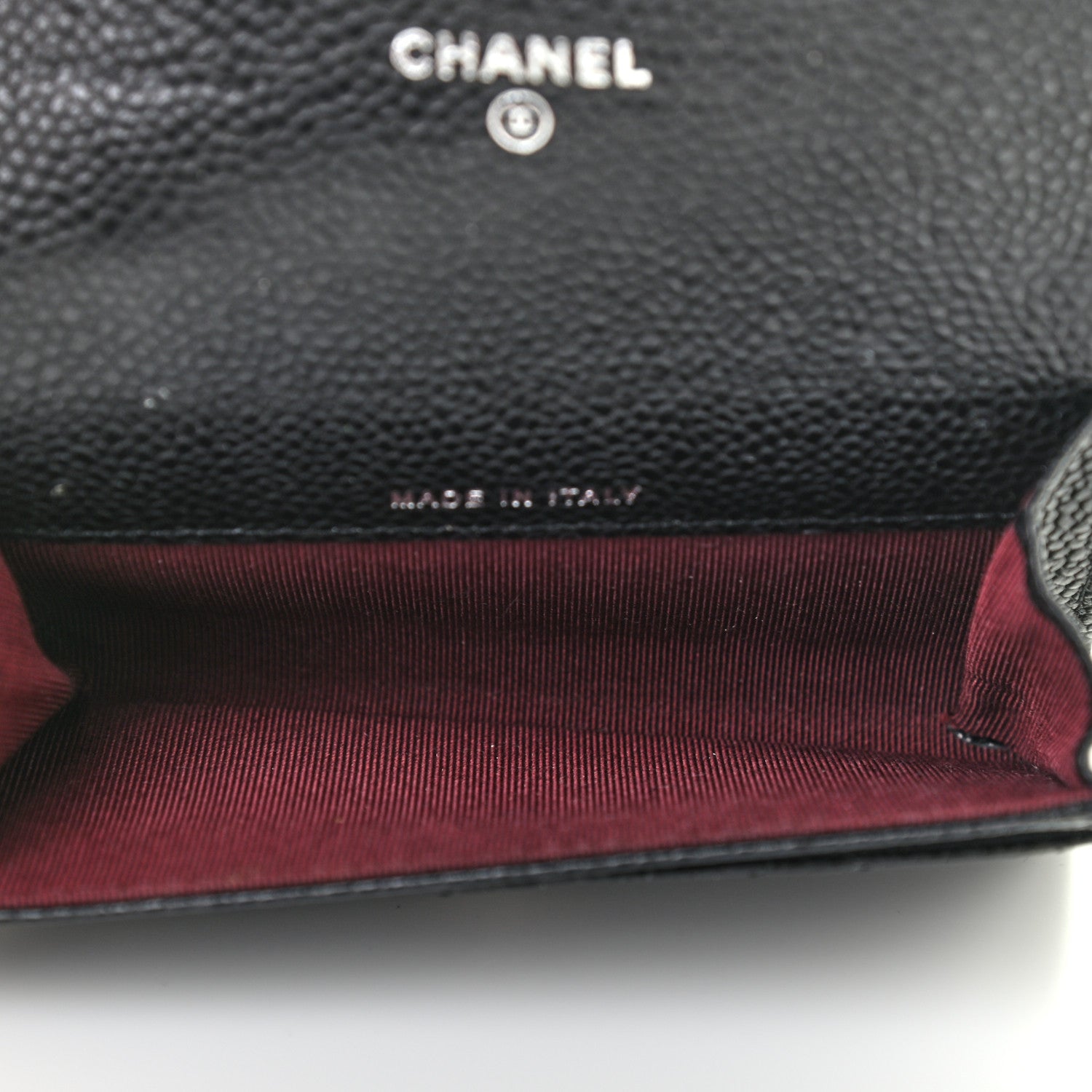 Chanel Caviar Quilted Flap Card Holder Black 5 of 9