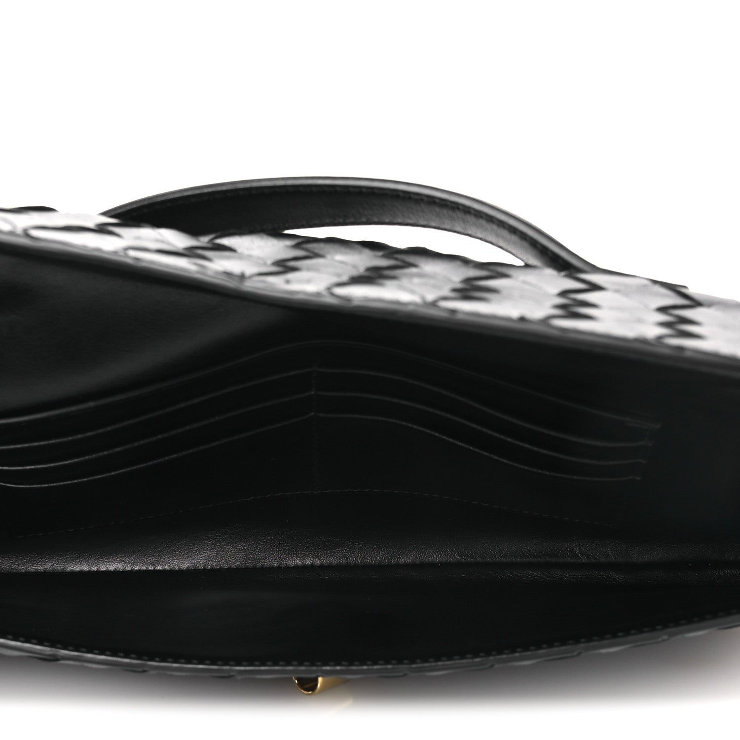 Bottega Veneta Nappa Intrecciato Long Andiamo Top Handle Clutch Black 5 of 10