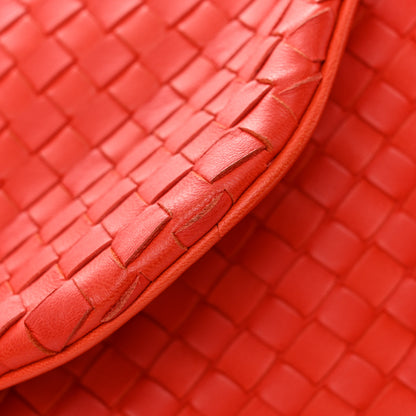 Bottega Veneta Nappa Intrecciato Crossbody Flap Bag Red 15 of 18