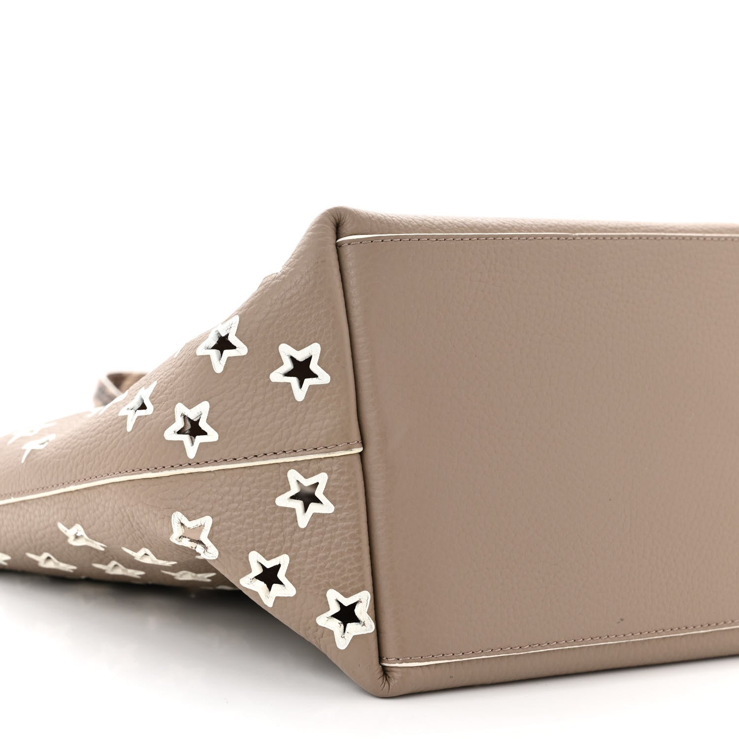 Jimmy Choo Nappa Perforated Star Sofia Shoulder Bag White 8 of 11