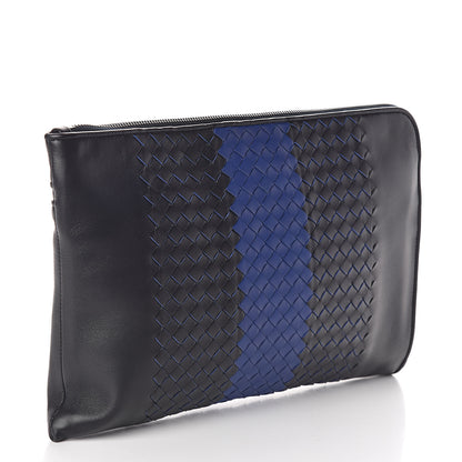 Bottega Veneta Nappa Intrecciato Document Case Tourmaline Cobalt Blue 3 of 6