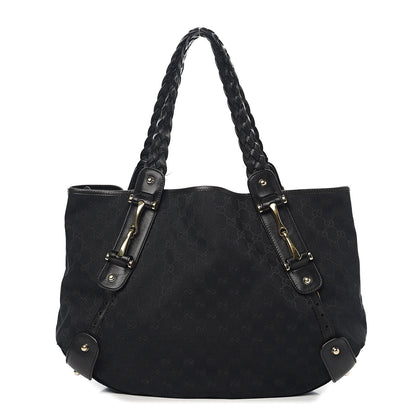 Gucci Monogram Medium Pelham Shoulder Bag Black 1 of 13