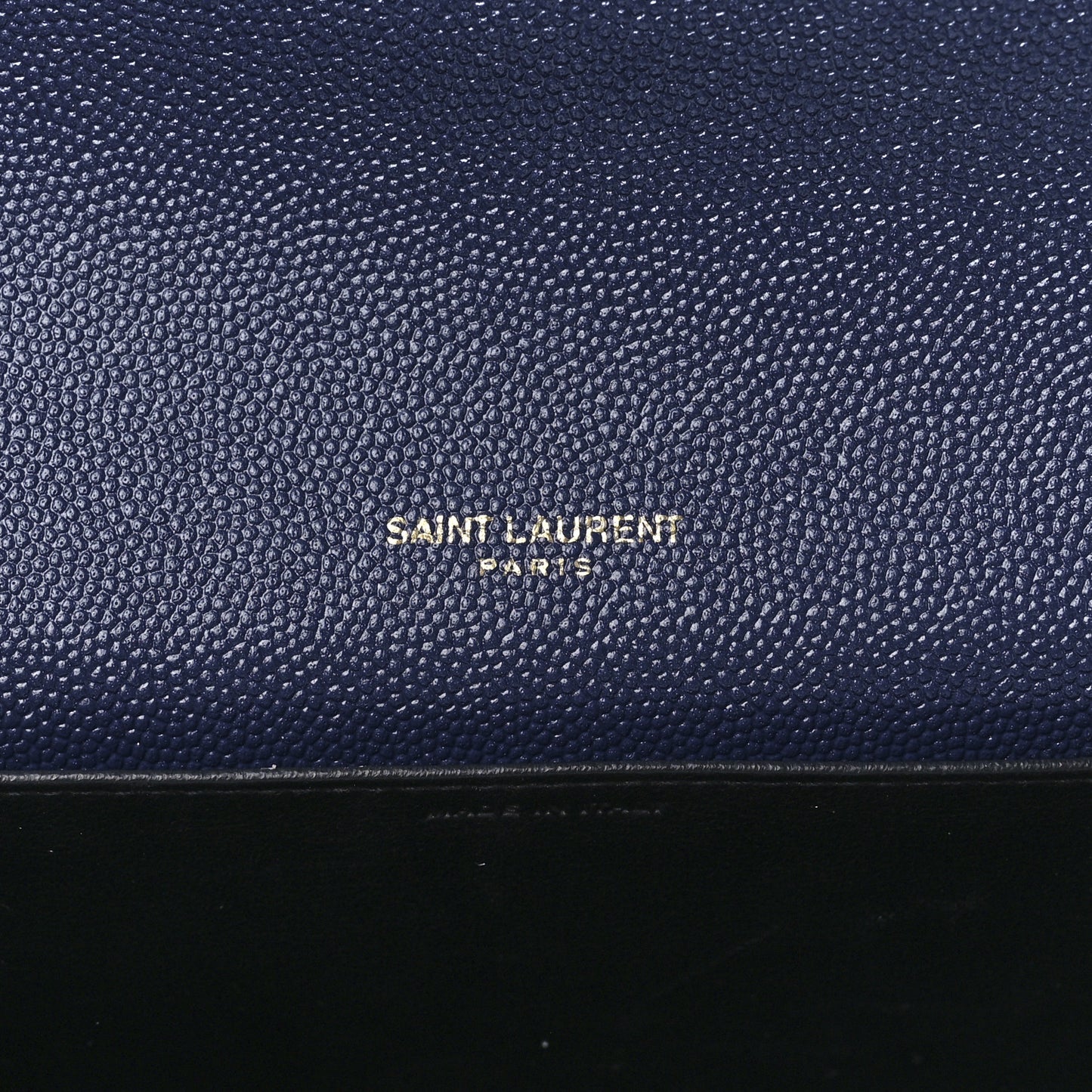 Grain De Poudre Monogram Uptown Chain Wallet Blue Charron