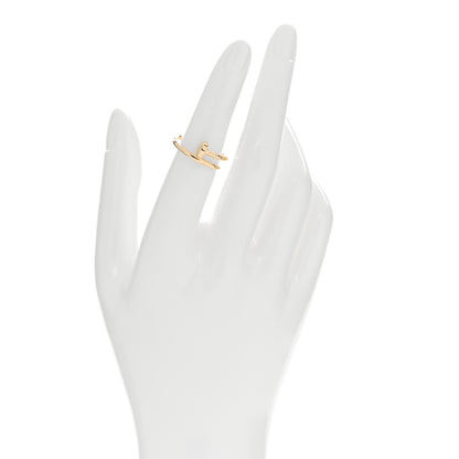 Cartier 18K Yellow Gold Small Juste Un Clou Ring 51 5.75 2 of 5