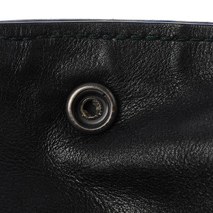 Bottega Veneta Iridescent Light Calf Maxi Scarabee Convertible Bag Dark Green 11 of 11