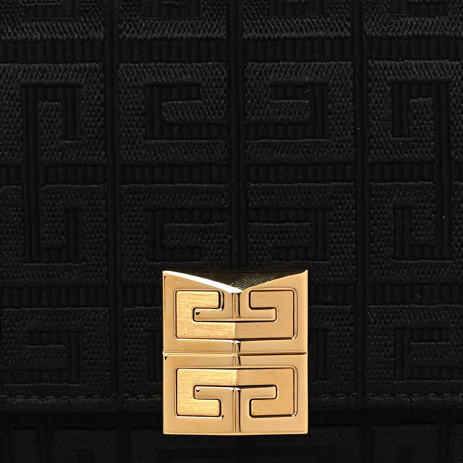 Givenchy Embroidered Canvas 4G Wallet on Chain Black 8 of 10