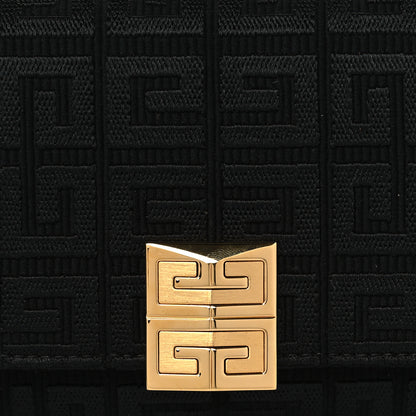 Givenchy Embroidered Canvas 4G Wallet on Chain Black 8 of 10