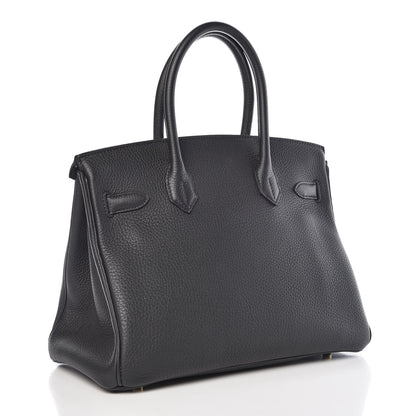 Hermes Togo Birkin 30 Plomb 3 of 36