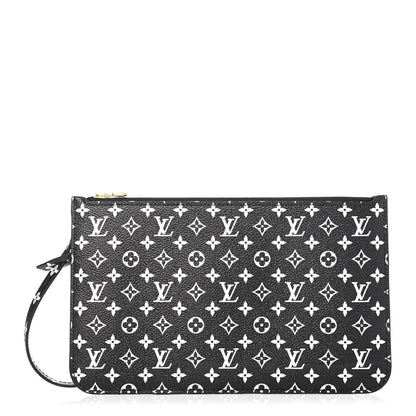 Louis Vuitton Monogram Giant Jungle Neverfull MM GM Pochette Black 1 of 4