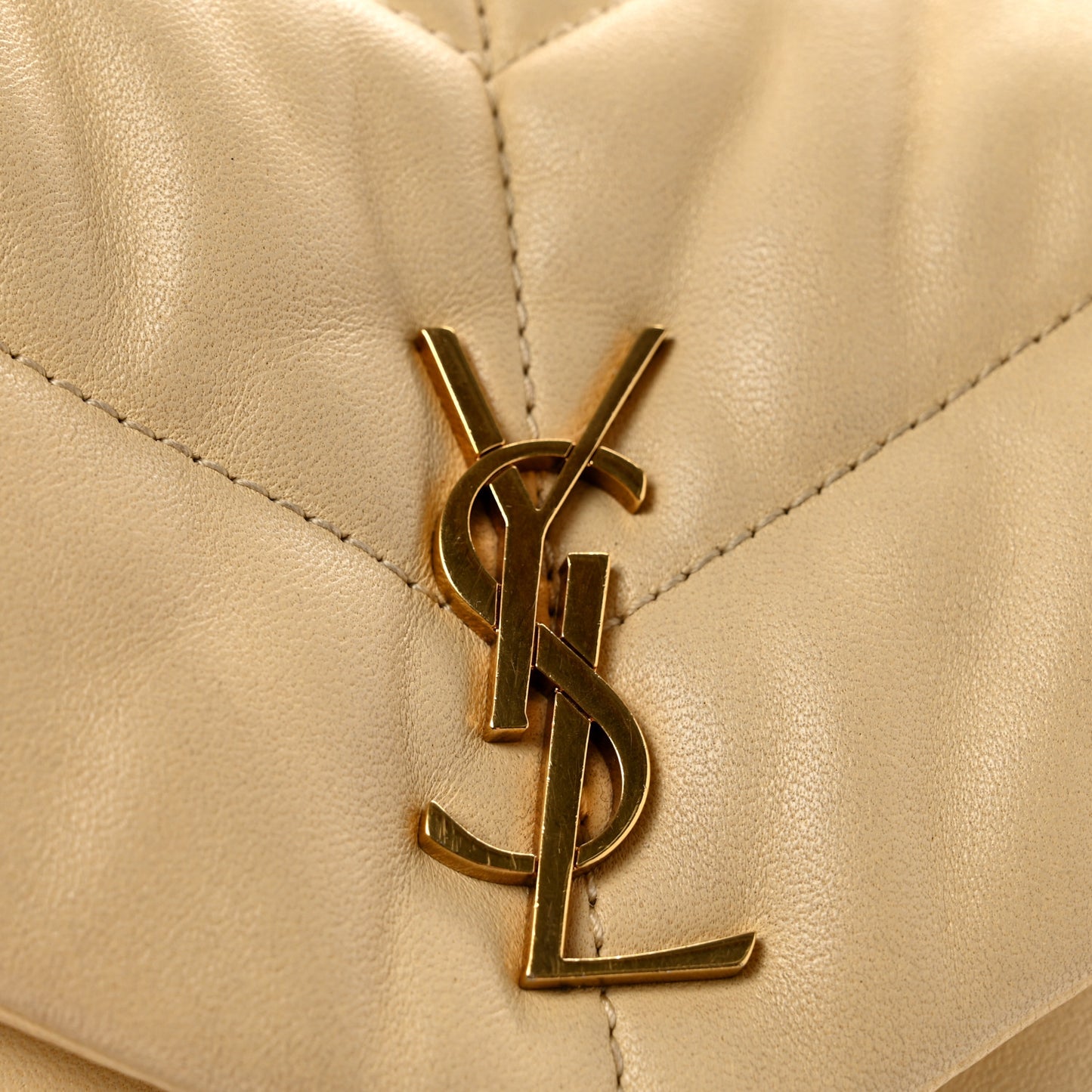 Lambskin Quilted Toy Loulou Puffer Monogram Chain Satchel Juane Pale