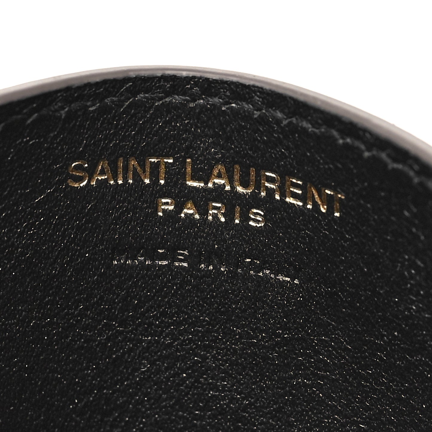 Grain De Poudre Matelasse Chevron Monogram Credit Card Case Fog