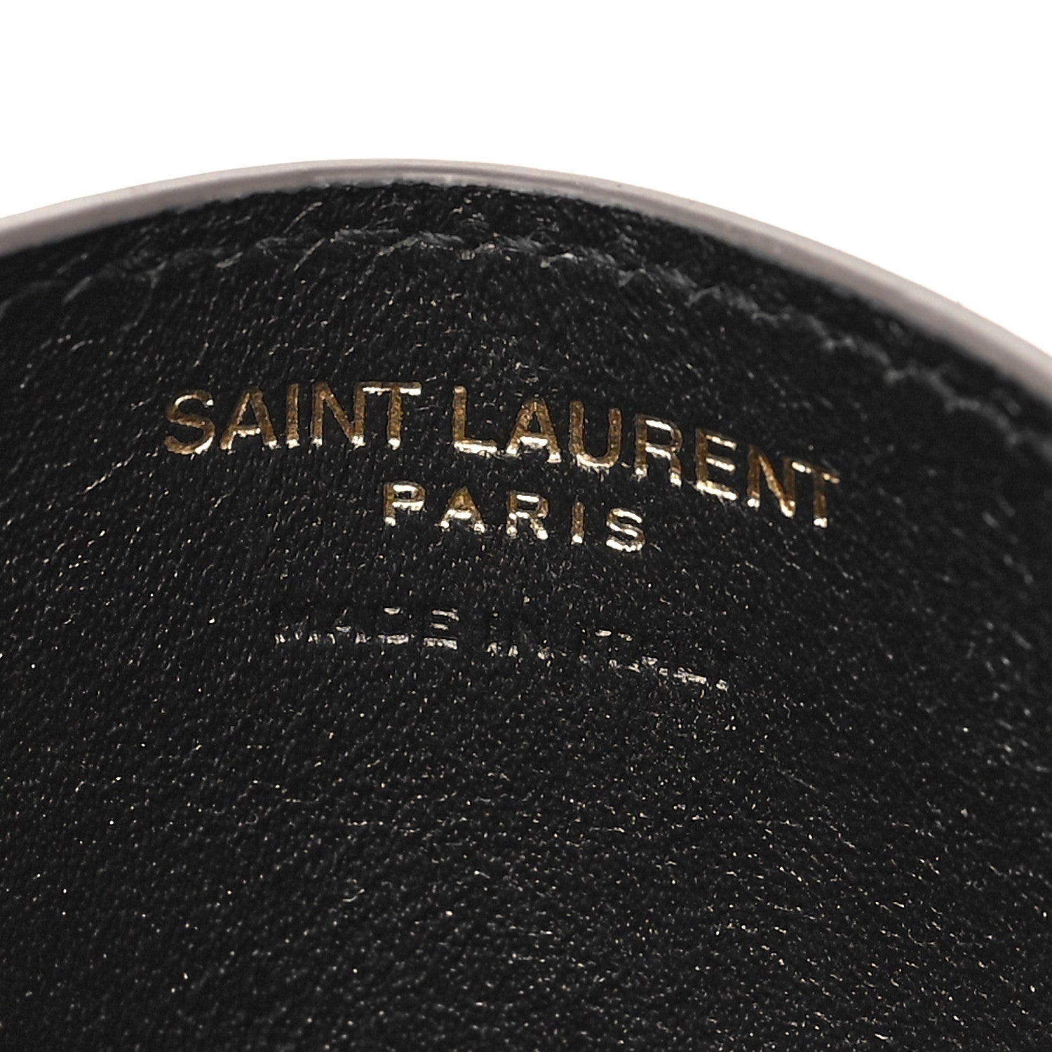 Saint Laurent Grain De Poudre Matelasse Chevron Monogram Credit Card Case Fog 6 of 11