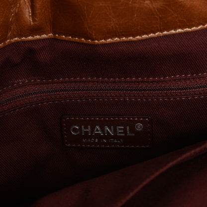 Chanel Iridescent Calfskin Quilted Large In The Mix Tote Light Brown 6 of 7