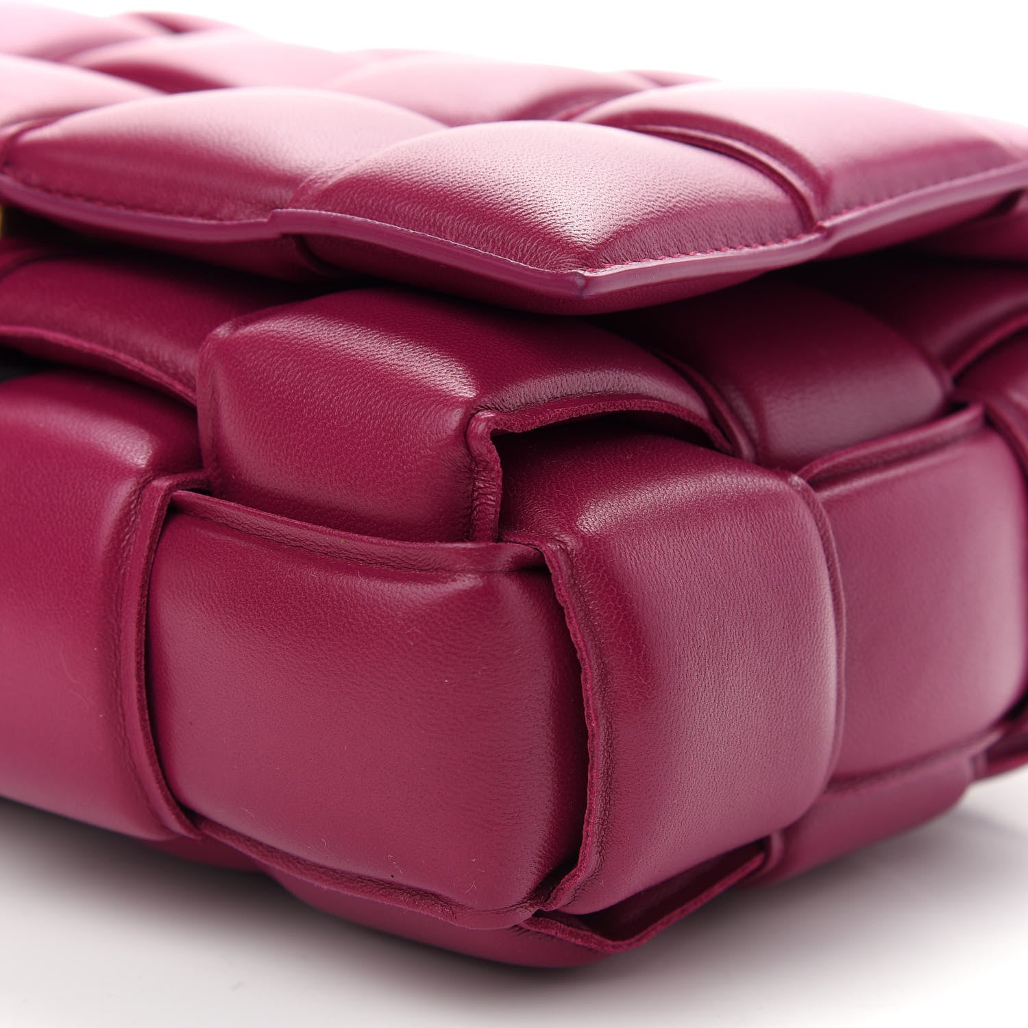 Bottega Veneta Nappa Maxi Intreccio Padded Cassette Crossbody Bag Cinnabar 9 of 9