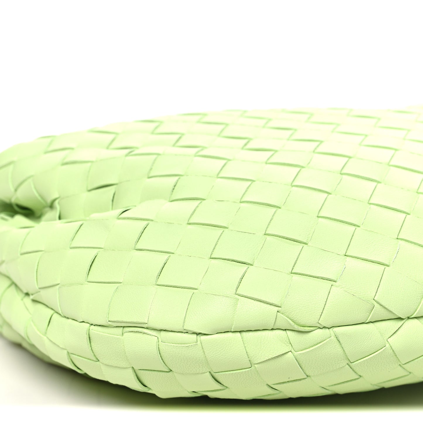 Nappa Intrecciato Teen Jodie Hobo Pistachio Pistachio