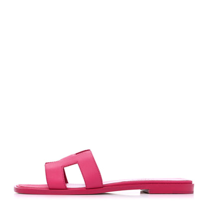 Hermes Epsom Oran Sandals 36 Rouge Azalee 1 of 13