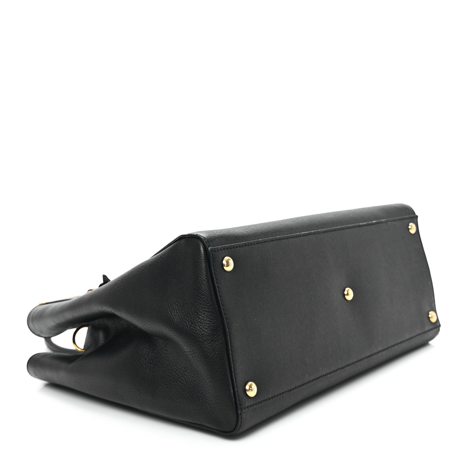 Fendi Vitello Elite Regular 2Jours Tote Black 4 of 14