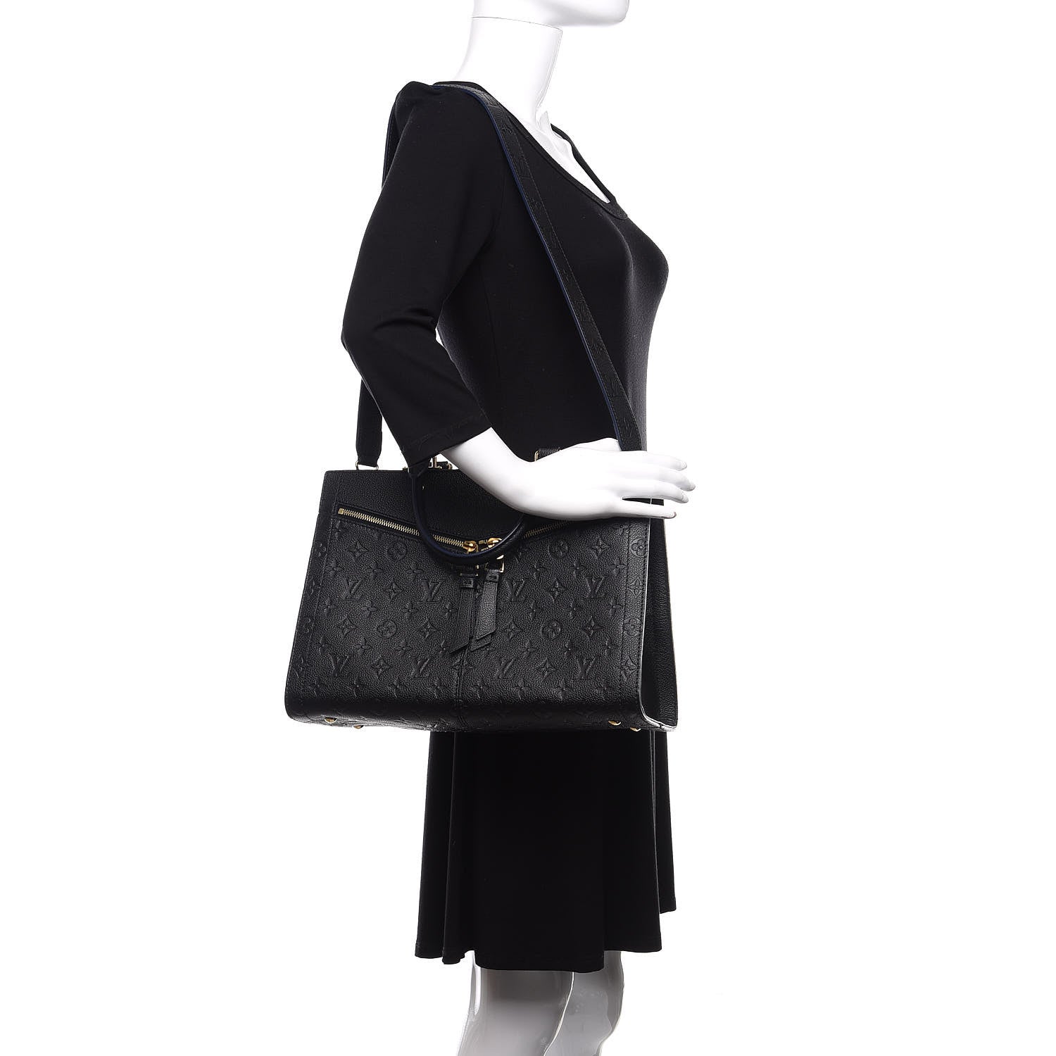 Louis Vuitton Empreinte Sully MM Black 2 of 11