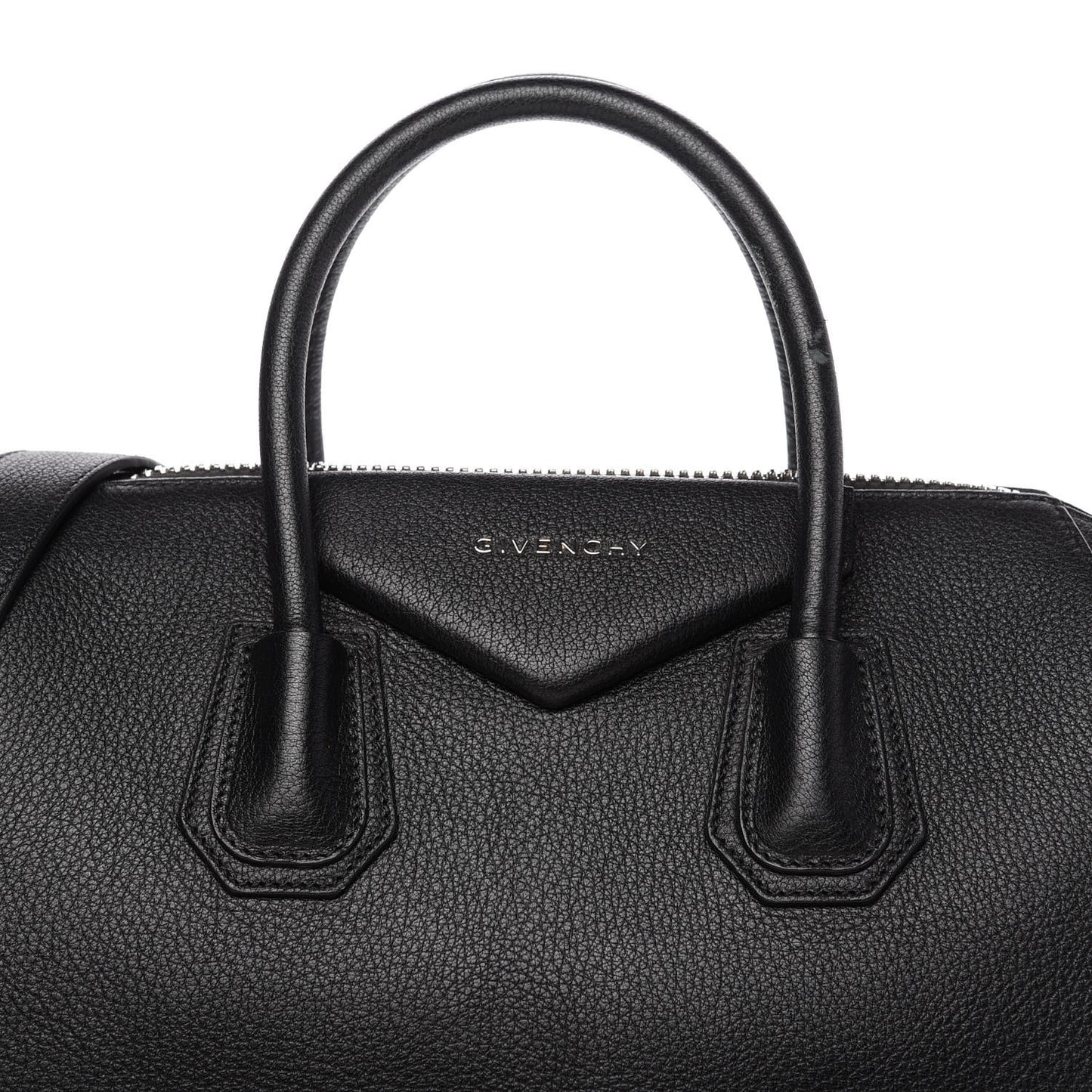 Sugar Goatskin Medium Antigona Black