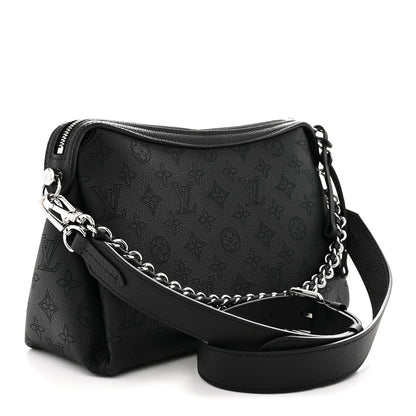 Louis Vuitton Mahina Braided Hand It All PM Black 3 of 10