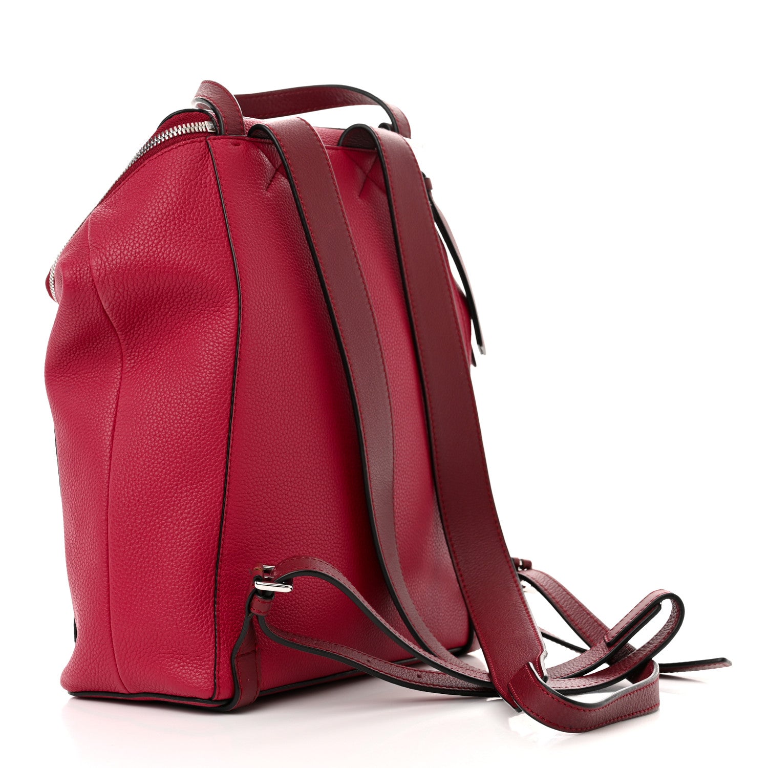 Loewe Calfskin Small Goya Backpack Raspberry 3 of 11