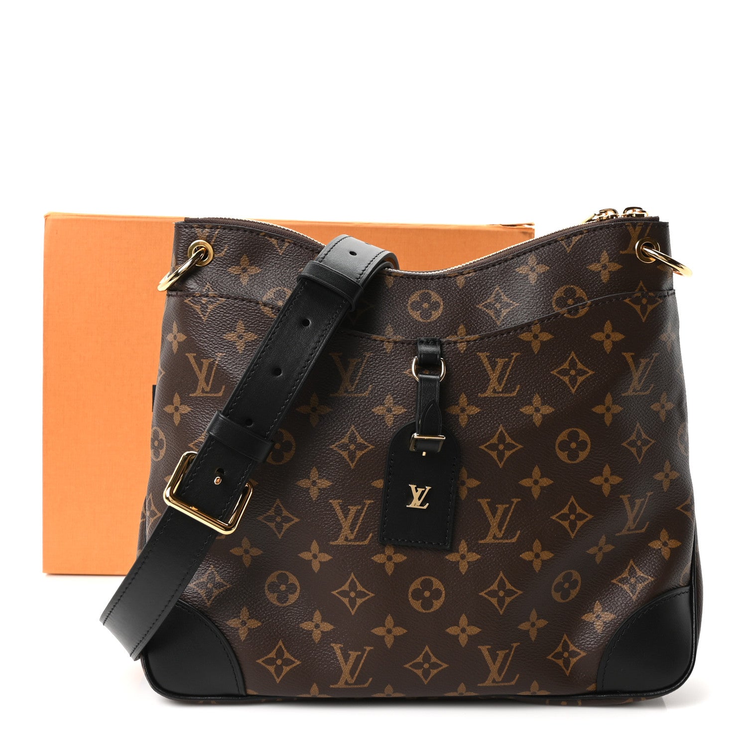 Louis Vuitton Monogram Odeon MM Black 10 of 10
