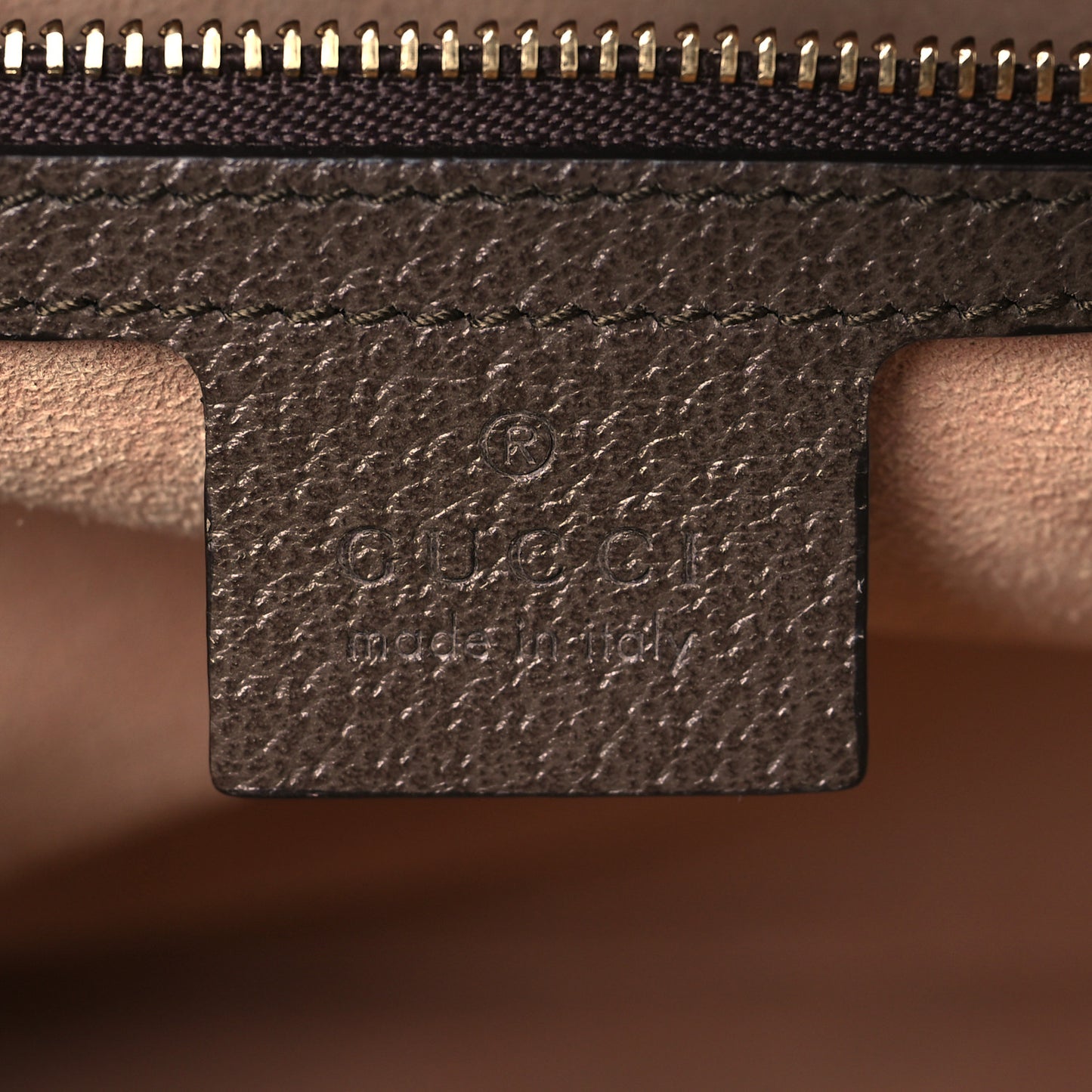 GG Supreme Web Small Ophidia Top Handle Shoulder Bag Brown