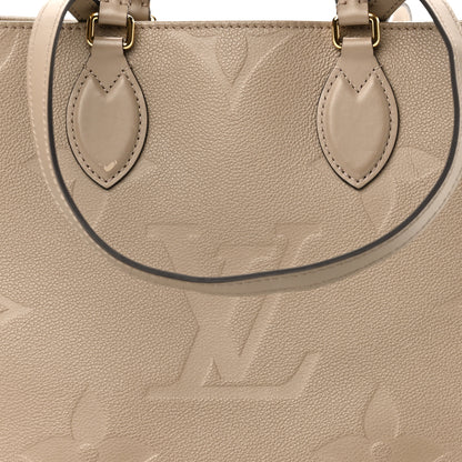 Louis Vuitton Empreinte Monogram Giant Onthego MM Tourterelle 13 of 16